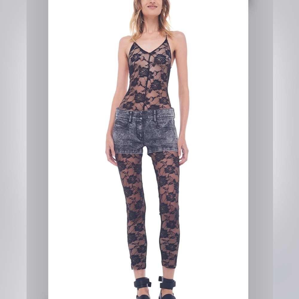 Norma Kamali Boot Leg Jean Short - Picture 3 of 13